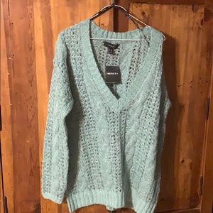 Forever 21 plus V-neck sweater (NEVER worn)